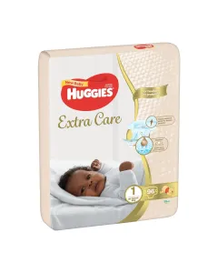 Huggies Extra Care Diapers Size 1 96s