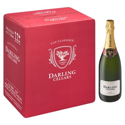 Darling Cellars Blanc De Blancs Brut MCC 750ml x 6