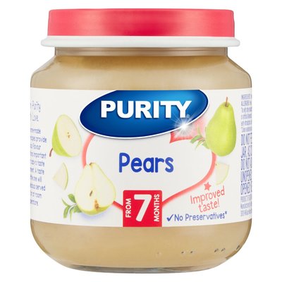 Purity Jar Pears 125ml from 7 Months