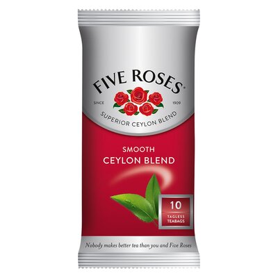 Five Roses Tagless Teabags 10 Pack