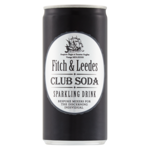 Fitch & Leedes Club Soda Flavoured Sparkling Drink Can 200ml