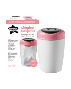 Tommee Tippee Sangenic Simplee Tub Pink