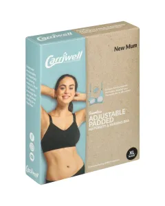 Carriwell Seamless Padded Nursin Bra Black Xl
