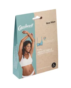 Carriwell Seamless Drop Cup Bra Adjustable Black Large