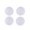 Cyclone White Table Tennis Balls 4 Pack