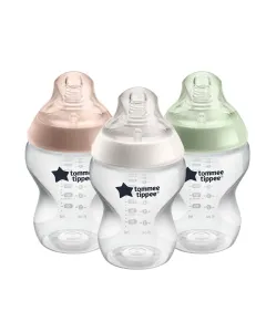 Tommee Tippee Closer To Nature Bottle 260ml 3 Pack 0m+