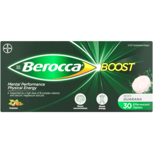 Berocca Immune Boost With Guarana Tablets 30 Pack