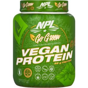 NPL Go Green Vanilla Flavoured Vegan Protein 710g