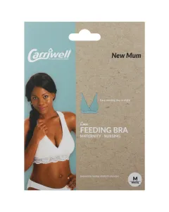 Carriwell Lace Feeding Bra White Medium