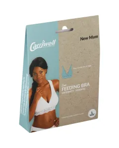 Carriwell Lace Feeding Bra White Large