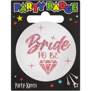 Party Xpress Bride To Be Party Badge