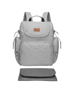 Totes Babe Cherise Diaper Backpack Grey Melange