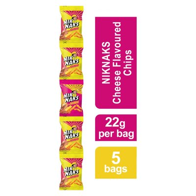 Simba NikNaks Cheese Flavoured Maize Snack 5 x 22g