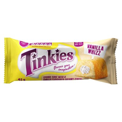 Tinkies Vanilla Whizz Sponge Cake 45g