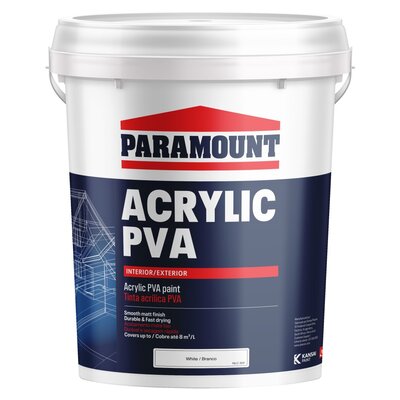 Plascon Paramount Householder Pva White 20L