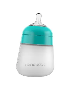 Nanobebe Flexy Silicone Bottle - Single Pack - Teal 270ml