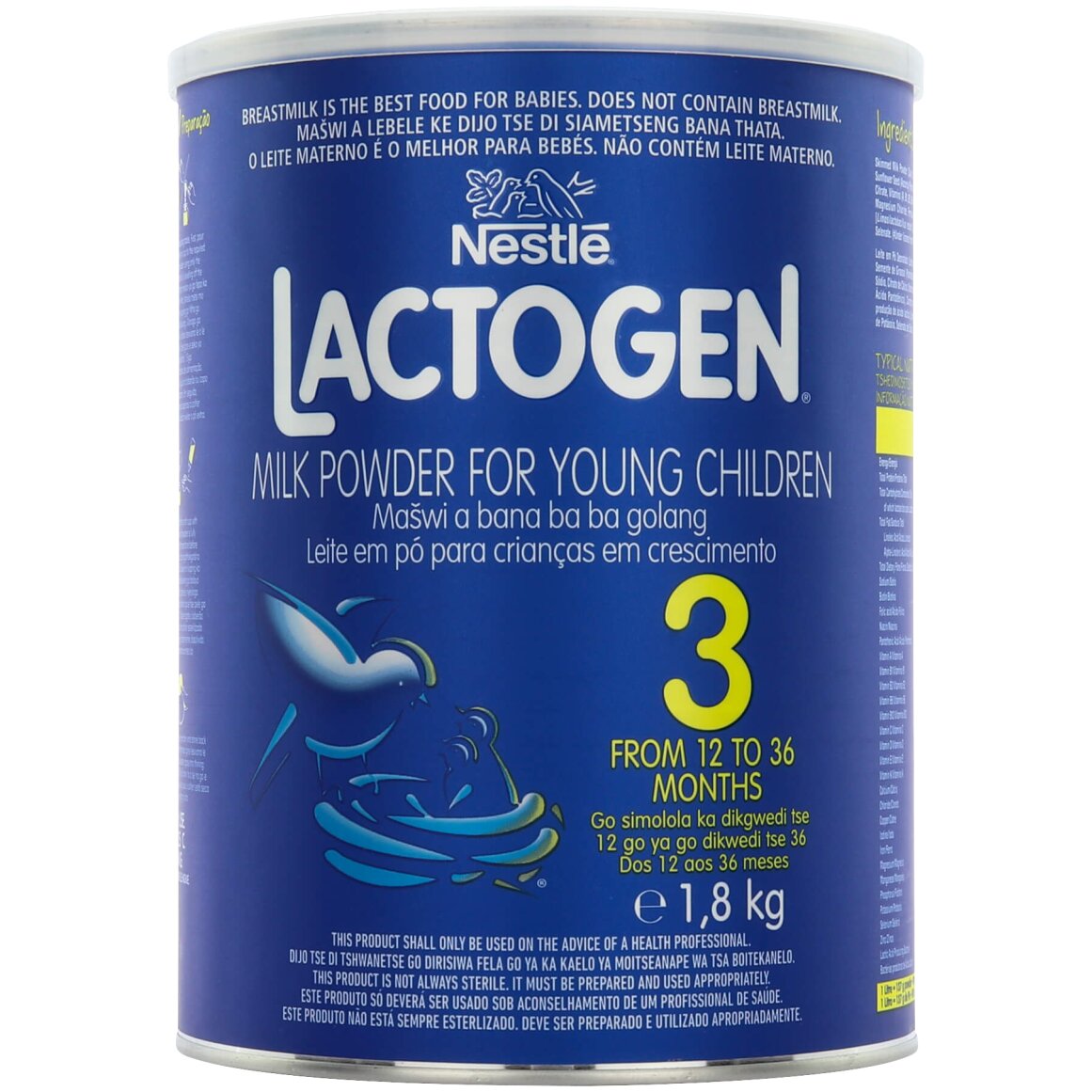 Nestlé Lactogen 3 Formula (12 Months +) 1.8 kg