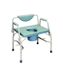Commode Deluxe Grey Heavy Duty