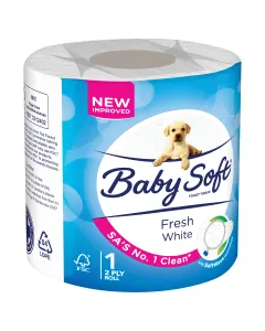 Baby Soft Toilet Rolls 2ply Singles