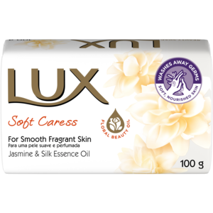 Lux Soft Caress Cleansing Bar Soap 100g