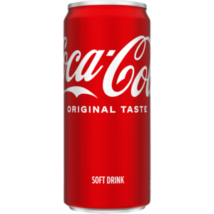 Coca-Cola Original Soft Drink Can 300ml