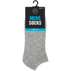 Bare Basics Mens Low Cut Socks 1 Pair (Colour May Vary)