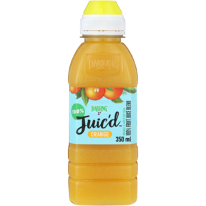 Darling Juic'd Orange Flavoured 100% Juice 350ml
