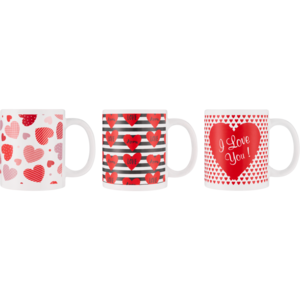 Heart Coffee Mug 110z (Design May Vary)