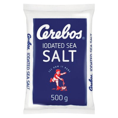 Cerebos Salt Iodated Table Poly 500g
