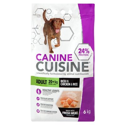 Canine Cuisine Chicken & Rice Medium-Large Adult Dry Dog Food 6kg