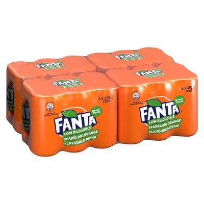 Fanta Orange 300ml Can x 24