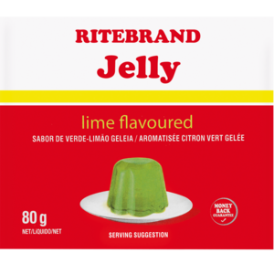 Ritebrand Lime Flavoured Instant Jelly 80g