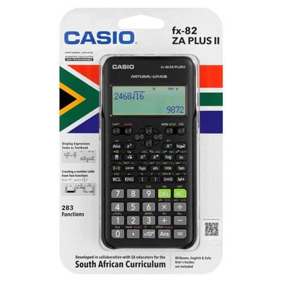 Casio Fx-82Za Plus Ii Black Scientific Calculator