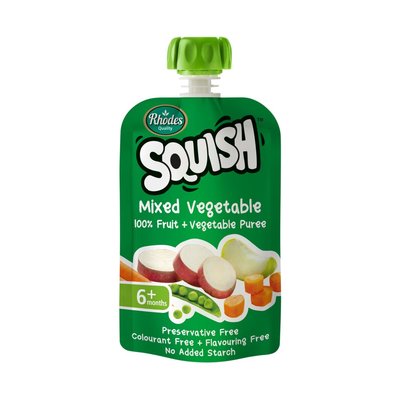 Rhodes Squish Mixed Veg 110ml