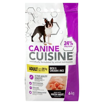 Canine Cuisine Chicken & Rice Small-Medium Adult Dog Food 6kg
