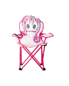 Camping Chair Kids With Bag Pink Unicorn