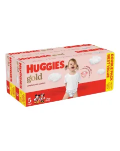 Huggies Bale Unisex Gold Sz5 104//