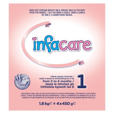 Infacare Milk Formula 1 1.8kg