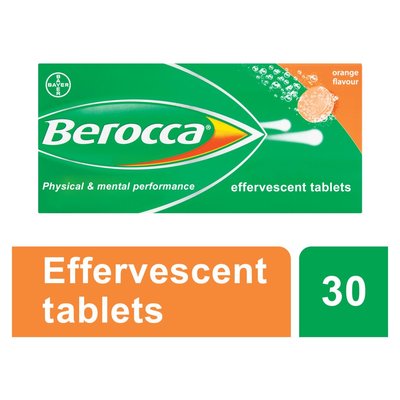 Berocca Multivitamin Effervescent Tablets 30s